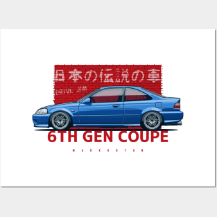 6th gen coupe Posters and Art